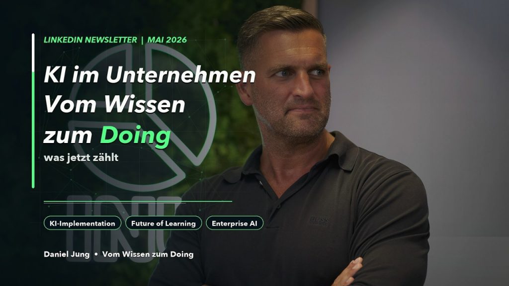 KI im Unternehmen: Daniel Jung Header vor INU-Logo